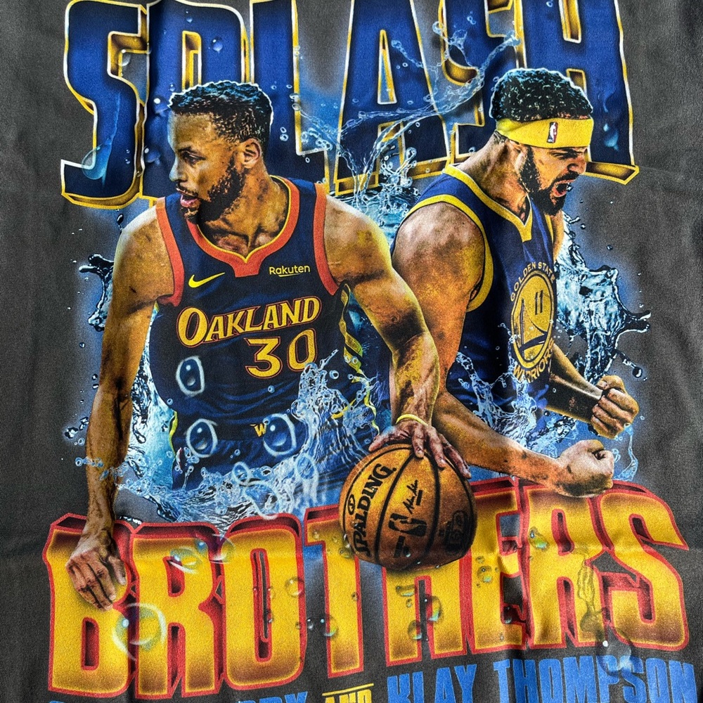 FRONT & BACK Graphic Tee 2022 Golden State Warriors NBA Champions (CHARCOAL)